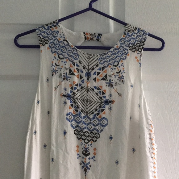 Anthropologie White Shift Dress - Picture 2 of 3